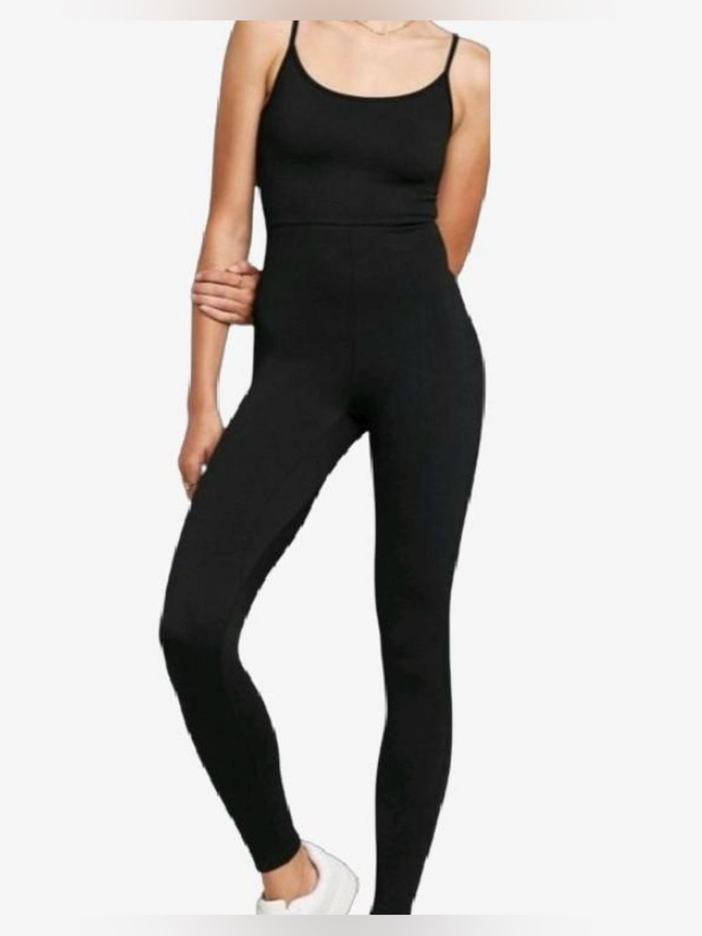 Wild Fable Black Ribbed Bodysuit